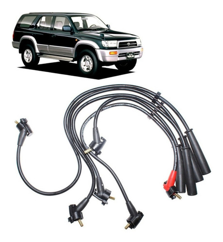 Juego Cable Bujia Para Toyota Hilux 2.4 22re Rn106 1993-97