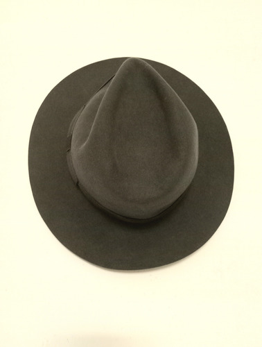 Sombrero De Pana Origen Berlín Nuevo Claudio López Músico Gris Oscuro Xl Lisa (Usado)