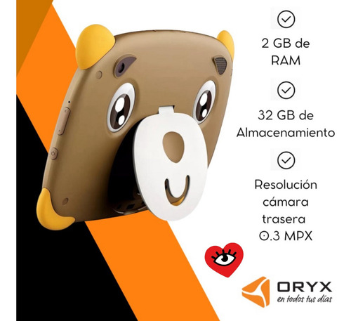 Tablet 7'' Infantil Con Funda 2gb 32gb Android Wifi Veoquiero
