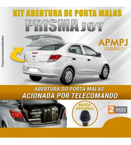 Imagem 2 de 4 de Kit Abertura De Porta Malas Tragial Apmpj Gm Prisma