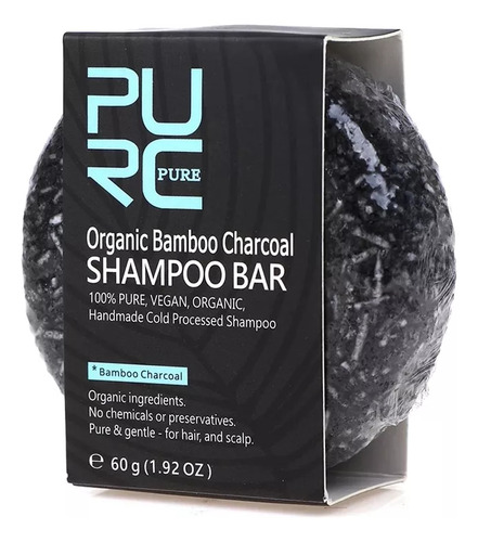 2 Shampoos Purc Pure Hair Escurecedor Cabelo Grisalho Barra