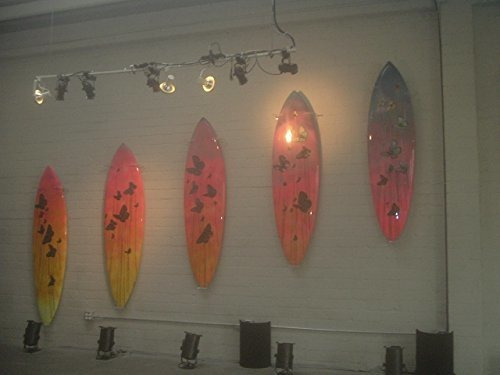 Imagen 5 de 9 de Tabla De Surf Estante De Pared De Acrílico Transparente Par