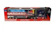 Comprar New Ray 1:32 Trailer Peterbilt 387 Gas Gas Caja Seca Red Bul