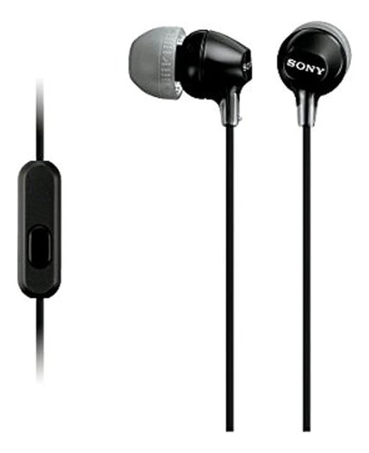 Receptor De Oído Interno Sellado Sony Mdr-ex15ap/b Negro