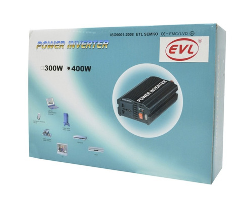 Imagen 2 de 3 de Inversor Convertidor 400w 12v 54$