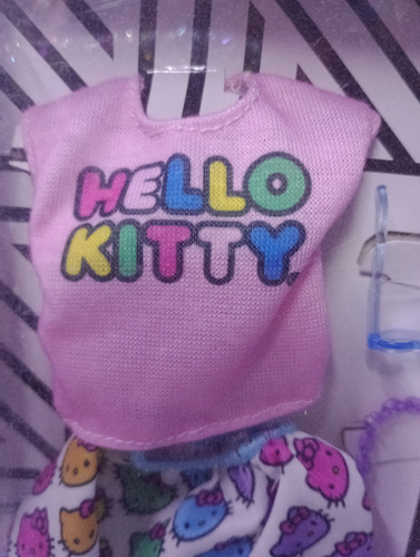 Accesorio Barbie - Ropa: Vestido Hello Kitty (Usado)
