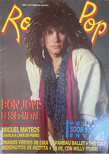 Rock Pop, Revista Nº 19 Bon Jovi Soda Stereo, Ej2 Leer