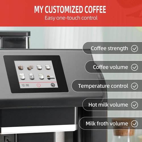 Mcilpoog Es317 Máquina De Café Expreso Totalmente Automática