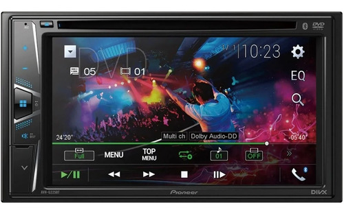Imagen 3 de 8 de Estereo Pioneer Avh 225 Bluetooth Pantalla Tactil Dvd Usb Cd