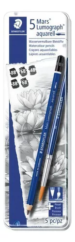 Lata Lápices de Dibujo Staedtler Lumograph x 24 Graduaciones