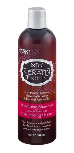 Champú Para Alisado Hask Keratin Protein 12 Onzas