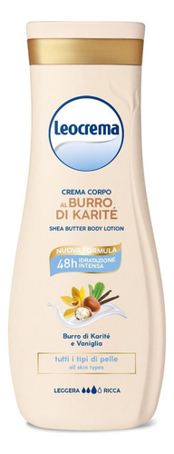  Crema Corporal Con Manteca De Karite Leocrema 400 Ml