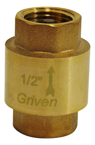 Valvula Check Bronce 1/2'' Griven