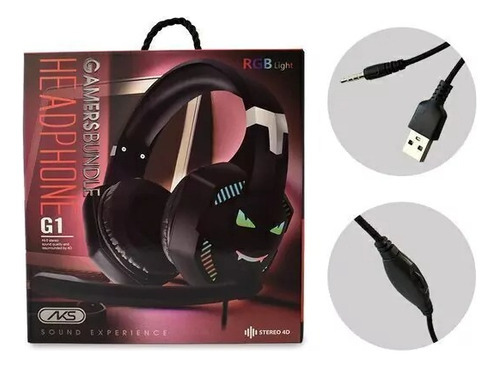 Auricular Gamer Con Microfono / Articulo De Computación 