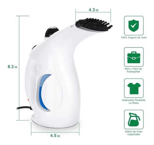 5 En 1 Máquina De Planchar Portátil De Manoplancha De Vapor