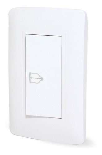 Apagador Para Timbre Con Placa Toscana Blanco Sanelec