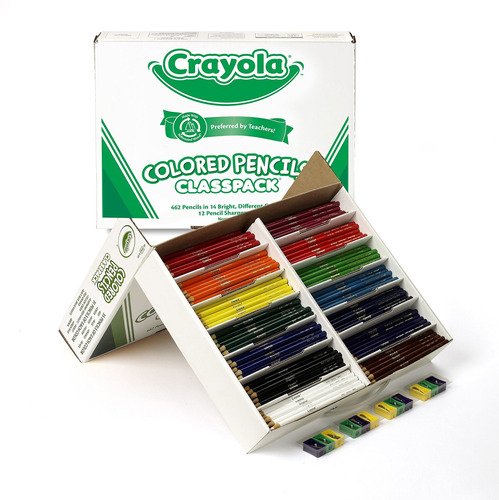 Lápiz De Color Crayola, Paquete De 462 Unidades, 14 Colores