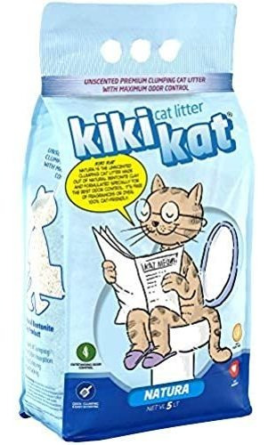 Imagen 3 de 8 de Kikikat Natura - Arena Para Gatos, Sin Perfume, Control Máxi