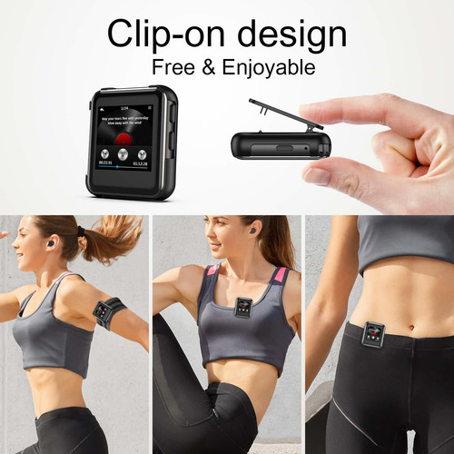 Reproductor Mp3 Bluetooth Portátil 16 Gb Para Deportes