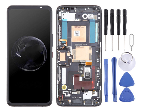 Pm Pantalla Lcd Negra For Asus Rog Phone 7 Con Marco