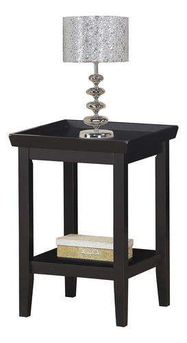 Mesa Concepts Ledgewood En Negro, Diseño Moderno