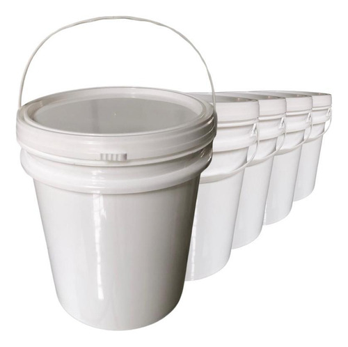 Balde Para Ordenha De Leite 5l 5 Pçs