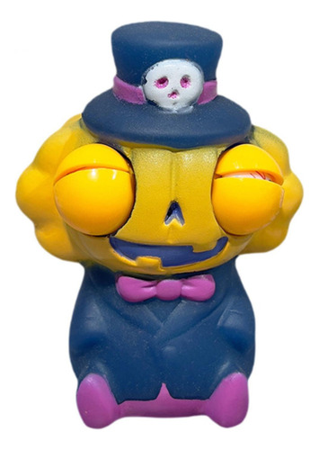 Cn Brinquedo De Apertar Sensorial Em Formato De Abóbora