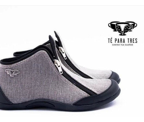 Imagen 8 de 10 de Zapatillas De Diseño Hippie Con Cierres Tipo Botitas