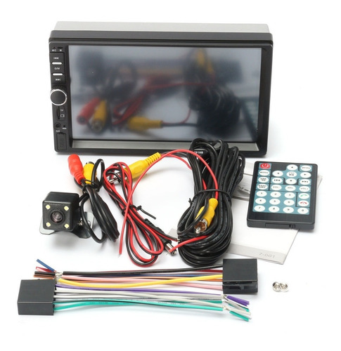 Auto Estereo Pantalla Táctil 7 Pulgadas Bluetooth Doble 2 Din Mirrorlink + Regalos
