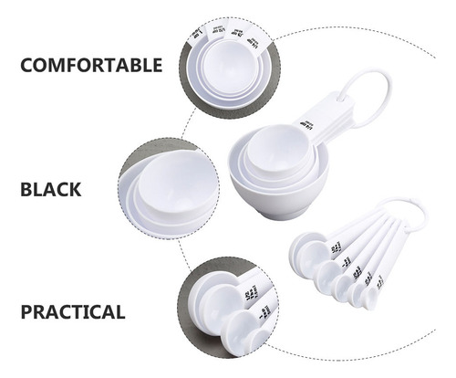 1 Conjunto De Colheres De Medição, Colheres De Medição De Pl