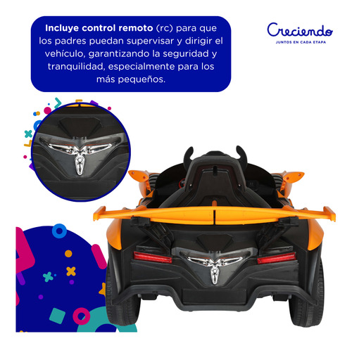 Auto Infantil A Bateria Lamborghini 12v A Control Remoto