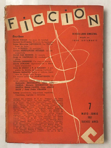 Revista Ficcion N°7 1957 E Sabato J L Borges