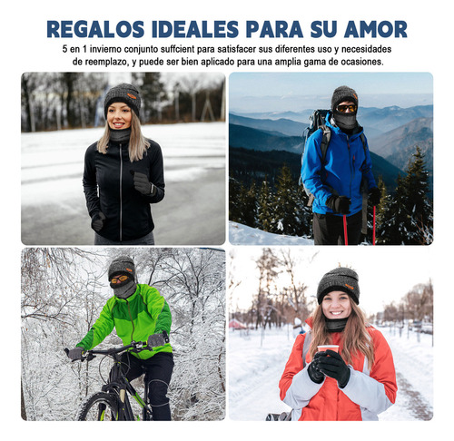 Wang Gorro Bufanda Guantes Calcetines Con Térmico Forro