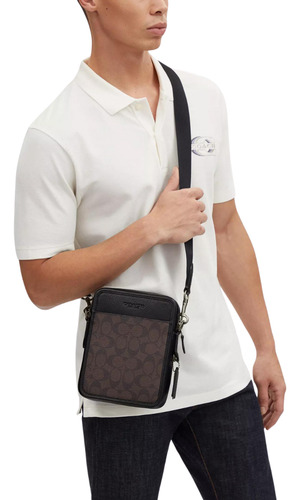 Bandolera Coach Sullivan Crossbody In Signature Canvas Brown
