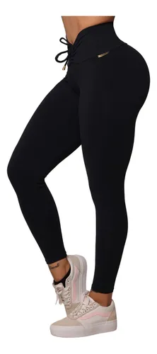 Calça legging hotsell com franzido