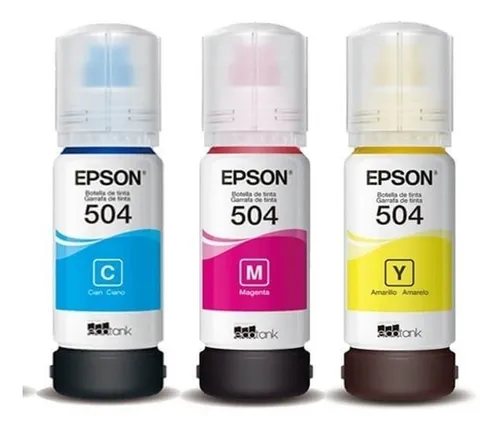 comprar Botella De Tinta Continua Epson L4150 Ecotank T504 Color Cmy