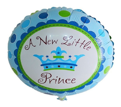 10 Globos Nueva Princesa / Principe 45 Cm Baby Shower Nacimi