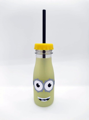 10 Botellas Plástico 190 Cc Candy Bar Souvenir Minions