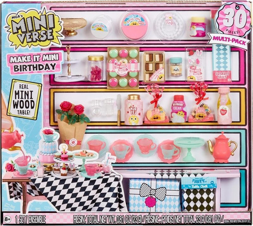 Miniverse Make It Mini Set 30 Cumpleaños Multipack