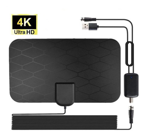 Antena Digital Interna 4k Full Hd Digital Slim Tv Antena