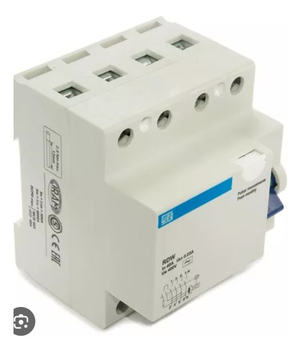 Disyuntor Diferencial Weg 4x63a 300ma