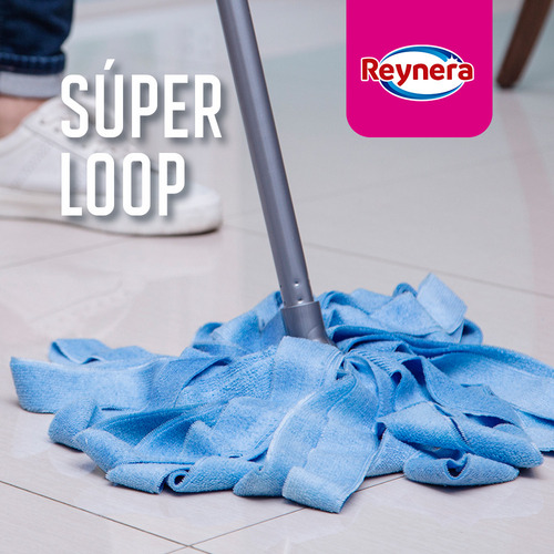 Trapeador Mop Microfibra Reynera Super Loop 2 Pzas