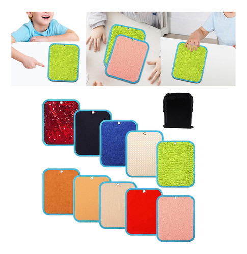 De Mats Sensoriales 10x Mat De Juegos Texturizados Pads