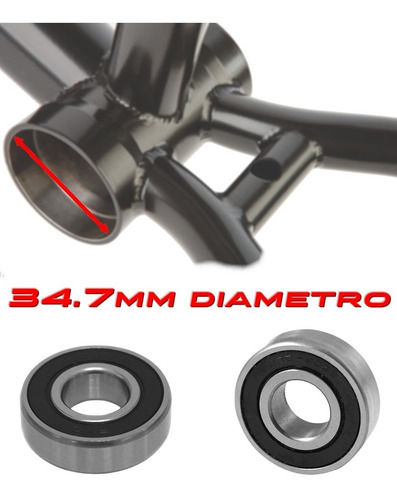 Imagen 4 de 7 de Caja Pedalera Para Bicicleta A Ruleman Shung Feng Duradero