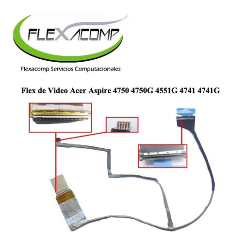 Flex De Video Acer 4750 4551g 4741 Envio Gratis Flexacomp
