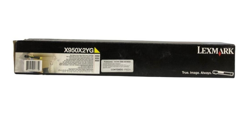 Toner Original Lexmark X950x2yg Yellow  X950/x952/