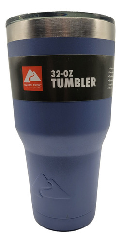 Termo Ozark Trail 30 Oz Onzas Tipo Yeti Vaso Color Azul Acero Antiderrames