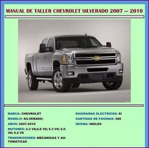 Manual De Taller Chevrolet Silverado 2007 2010