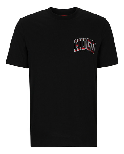 Playera Hugo Para Hombre Regular Fit En Pun To De Algodón