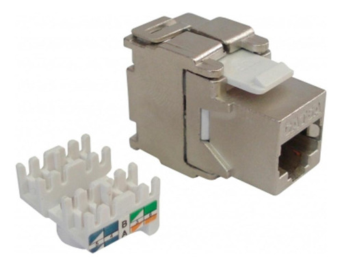 Conector Fêmea Rj45 Cat 6 - Keystone - Blindado - Wt-2201